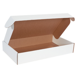 CT-GB4 - 24 x 14 x 4 White Deluxe Literature Mailer